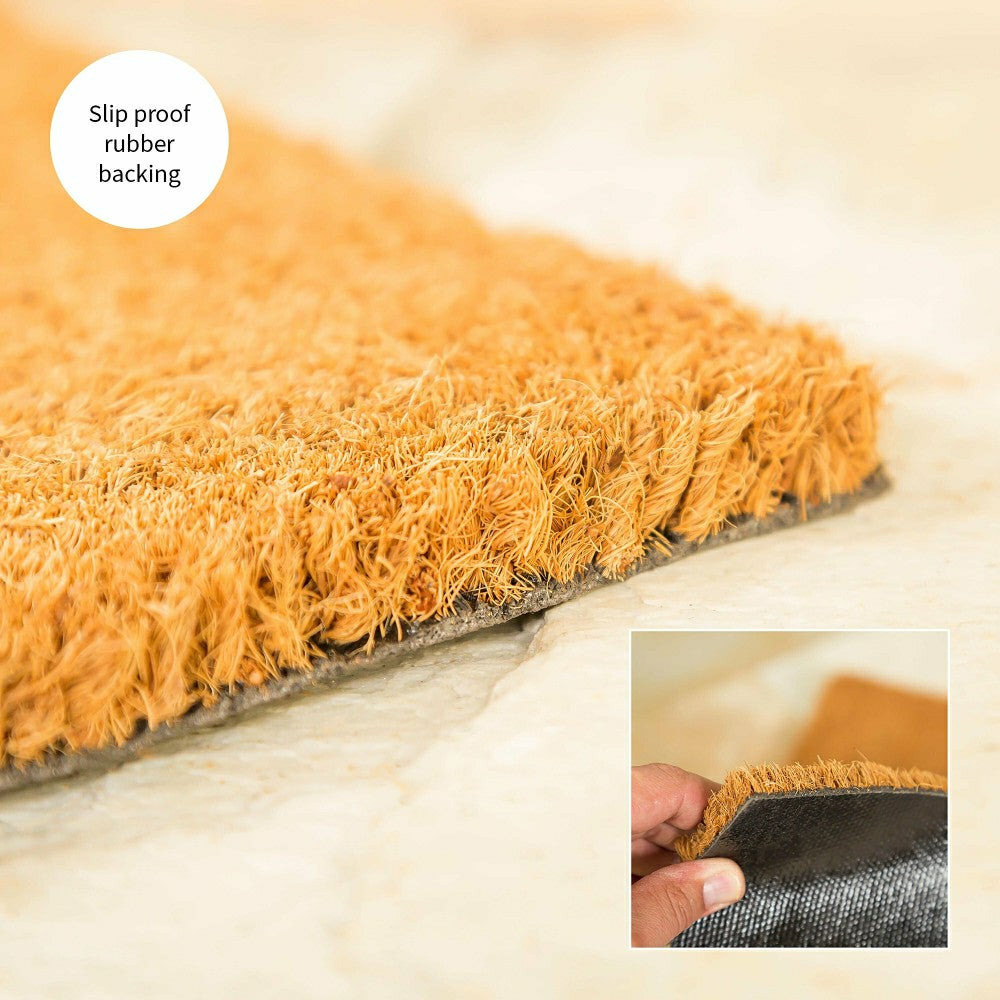 Plow & Hearth Ding Dong Coir Mat