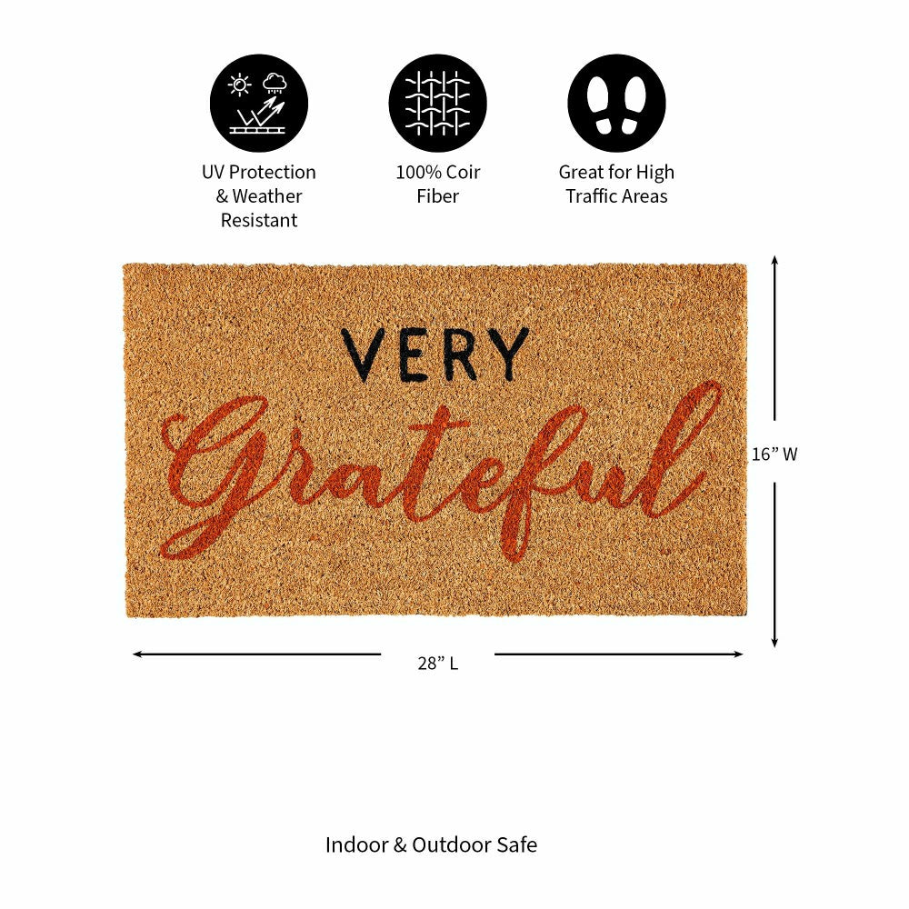 Plow & Hearth Grateful Coir Mat