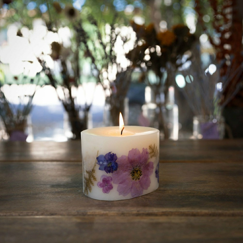 Plow & Hearth Roman Lavender Petite Oval Botanical Candle