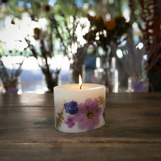Plow & Hearth Roman Lavender Petite Oval Botanical Candle