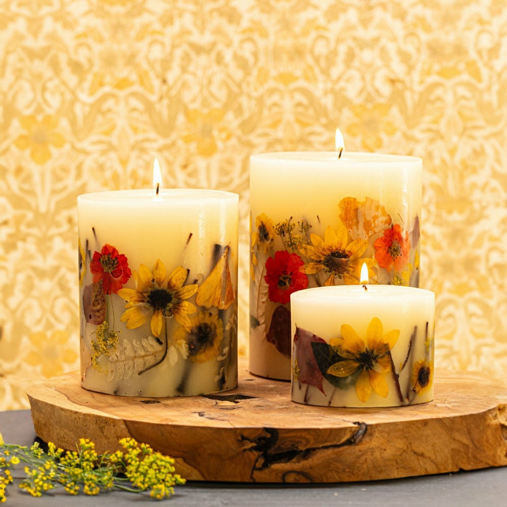 Plow & Hearth Honey Tobacco Petite Oval Botanical Candle