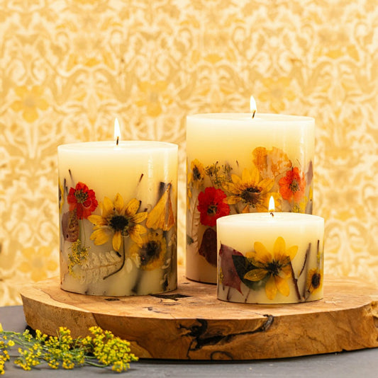 Plow & Hearth Honey Tobacco Petite Oval Botanical Candle