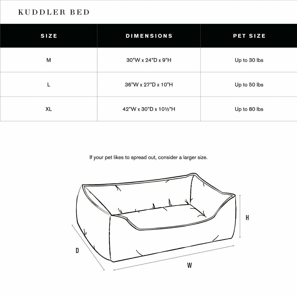 Plow & Hearth Shinola Brand Stripe Kuddle Berber Dog Bed Oatmeal