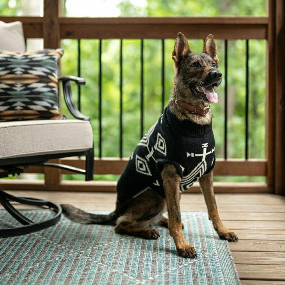 Plow & Hearth Pendleton Knitted Dog Sweater