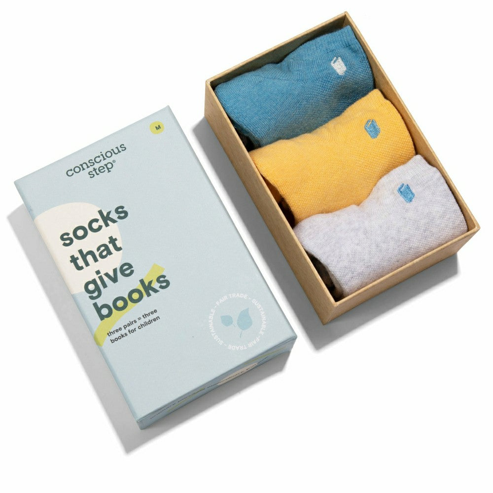 Plow & Hearth Socks that Give Books