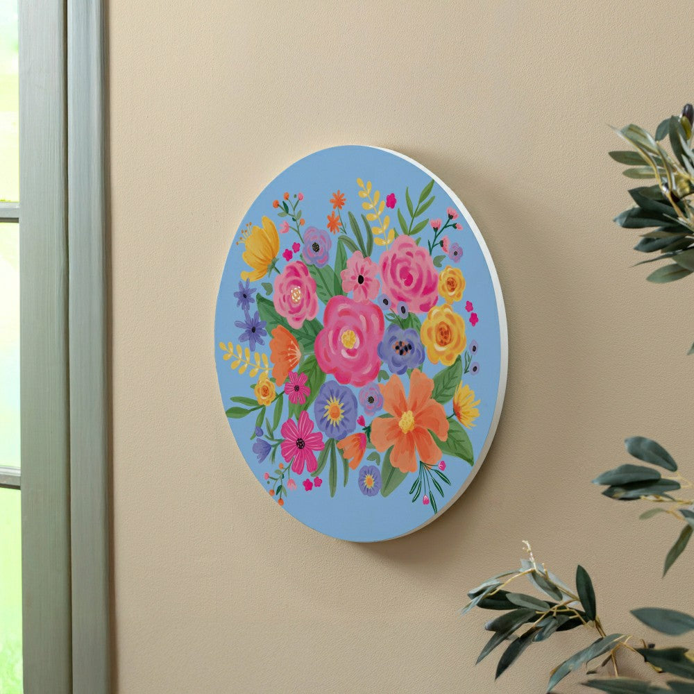 Plow & Hearth Bunny Blooms Spring Blossom, 18" Door Décor