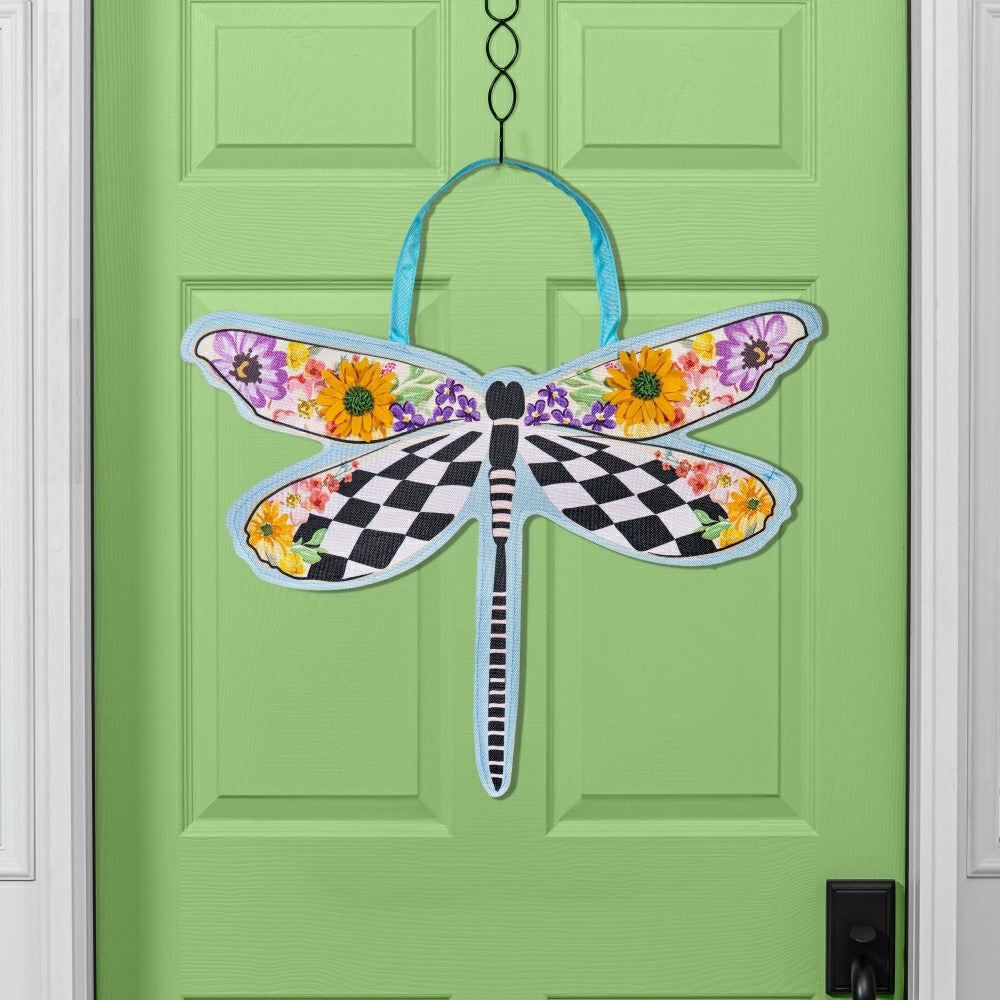 Plow & Hearth Mack Childs Dragonfly Shaped Door Decor