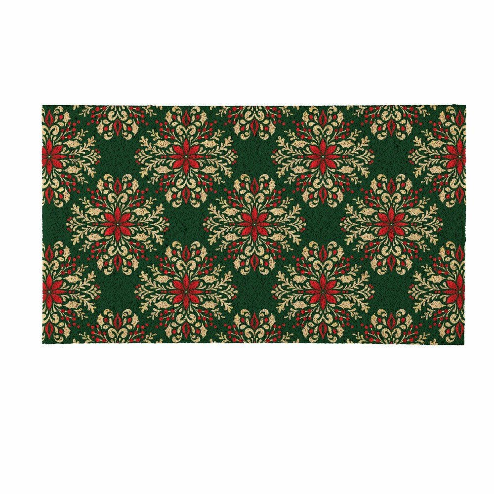 Plow & Hearth PVC Trapper Mat, Serape Stripe, 28"x16"