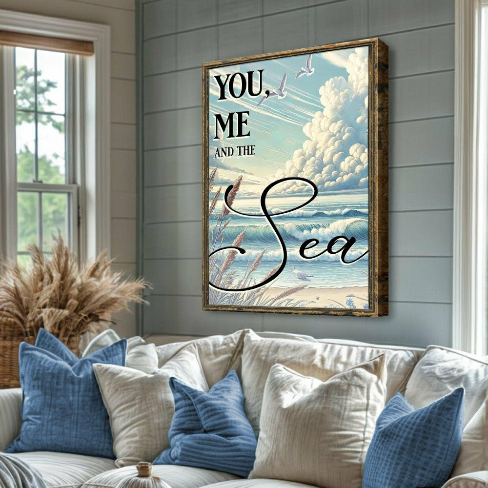 Plow & Hearth You Me and the Sea Coastal Sign