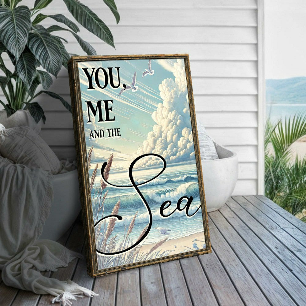 Plow & Hearth You Me and the Sea Coastal Sign