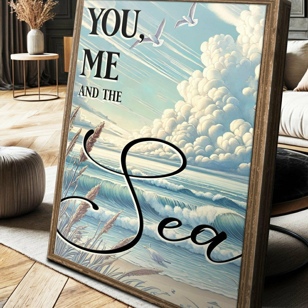 Plow & Hearth You Me and the Sea Coastal Sign