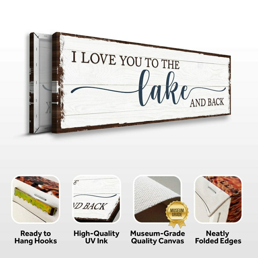 Plow & Hearth Love You To The Lake And Back Sign