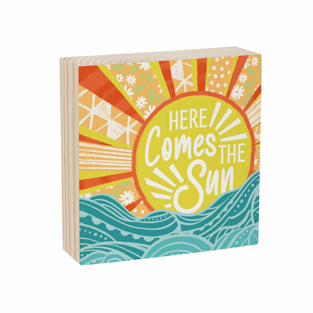 Plow & Hearth Palm Beach Coastal Mini Plock (6"x6”x1.9“)