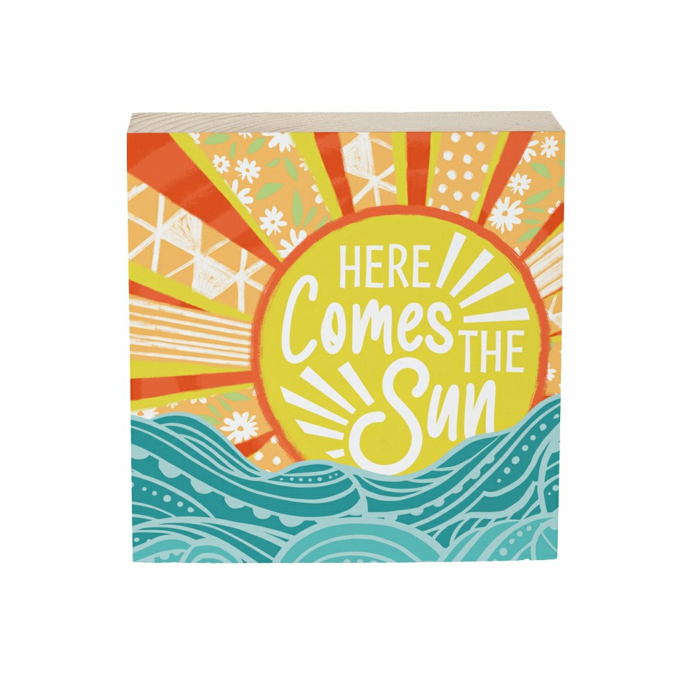 Plow & Hearth Palm Beach Coastal Mini Plock (6"x6”x1.9“)