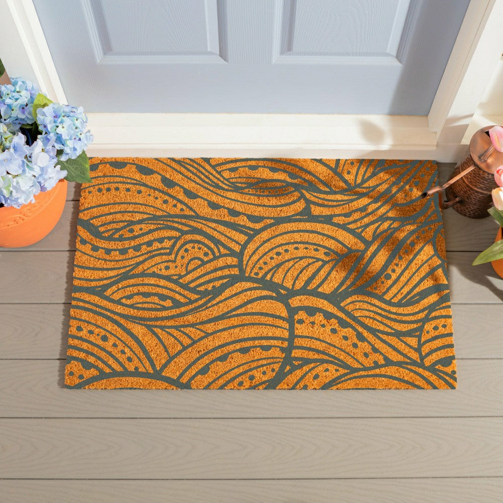 Plow & Hearth EG Studio Palm Beach Coastal Coir Mat (36 x 24)