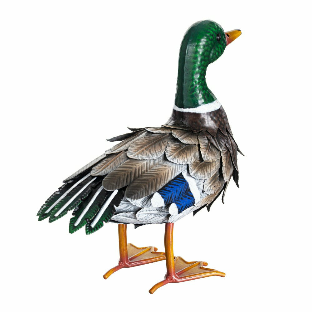 Plow & Hearth Metal duck decor. 12.2"H