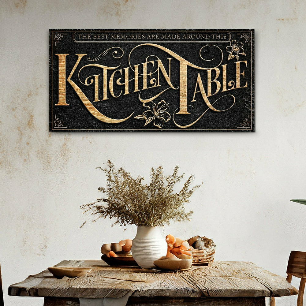Plow & Hearth Kitchen Table Sign