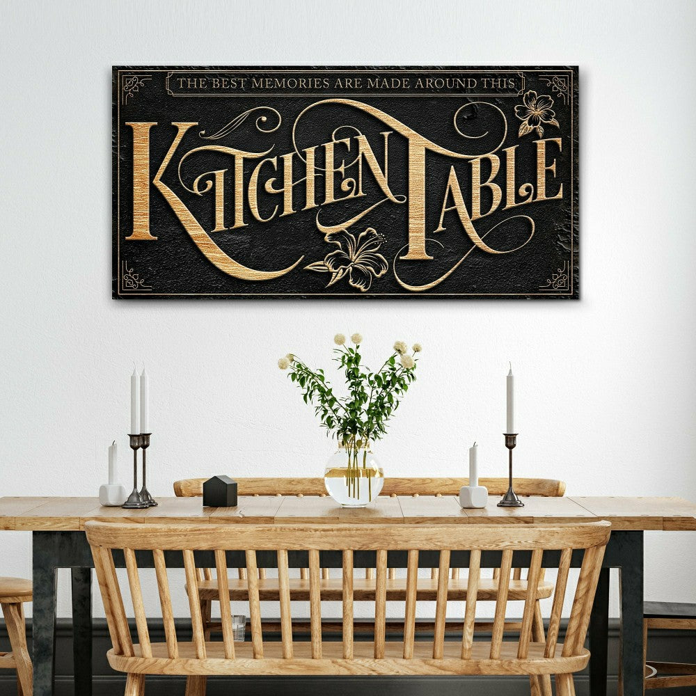 Plow & Hearth Kitchen Table Sign
