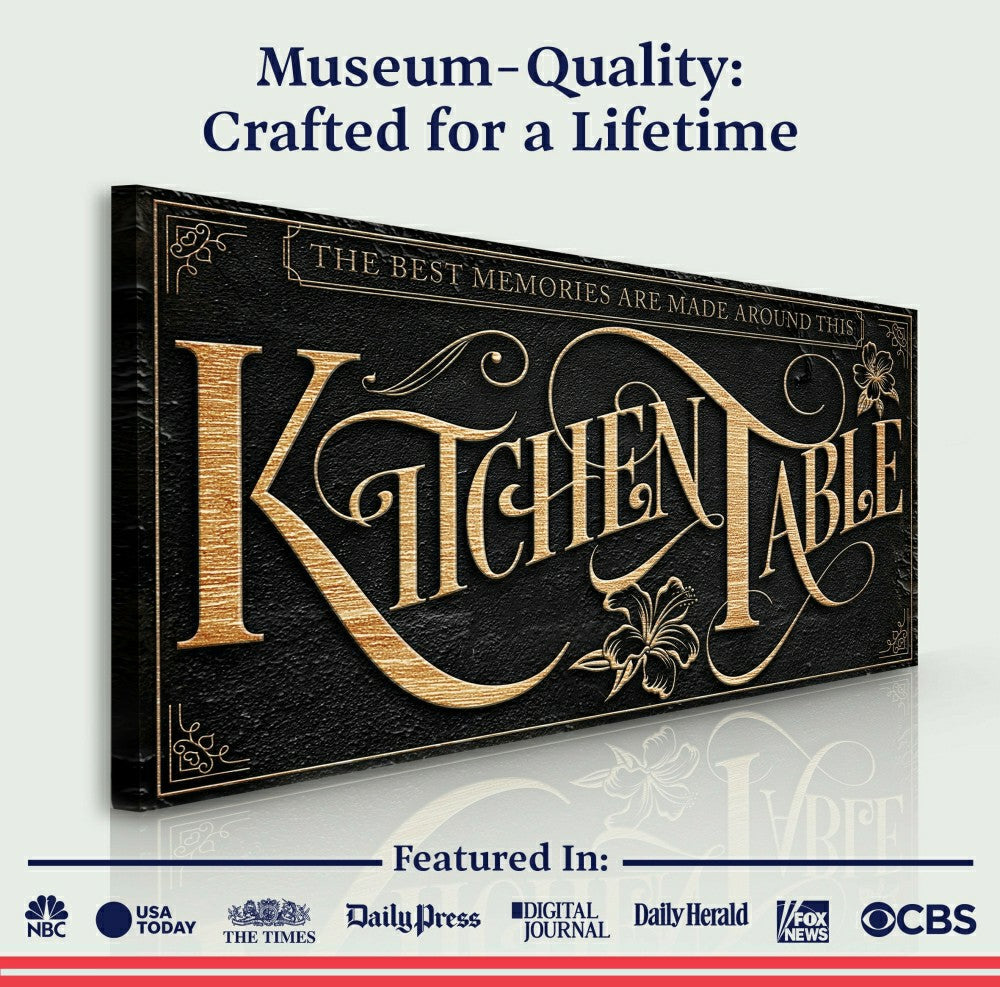 Plow & Hearth Kitchen Table Sign