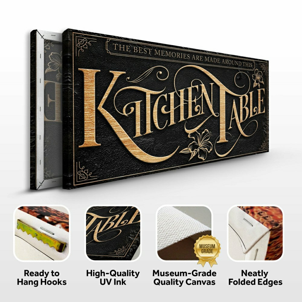 Plow & Hearth Kitchen Table Sign