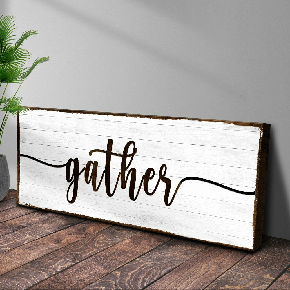 Plow & Hearth Gather Wall Art Sign