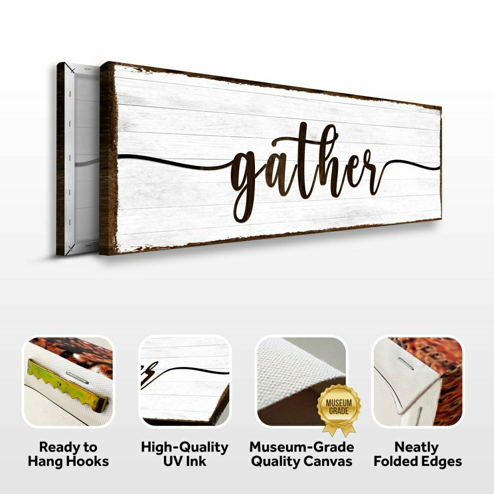 Plow & Hearth Gather Wall Art Sign