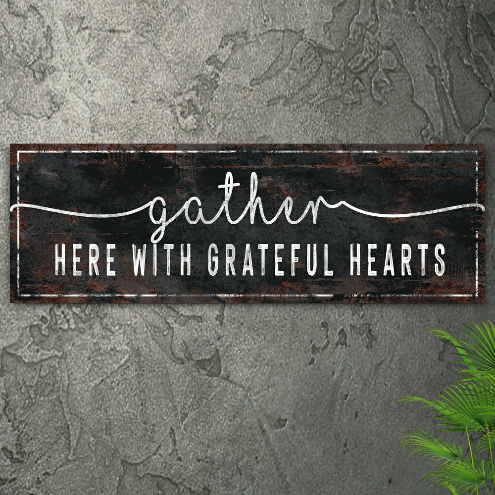 Plow & Hearth Gather Here With Grateful Hearts