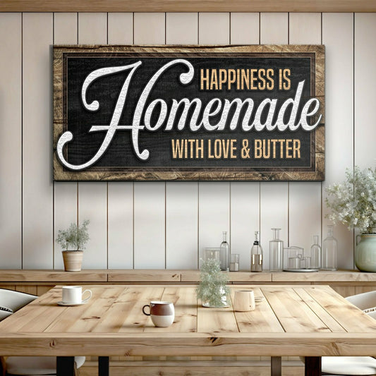 Plow & Hearth Happiness Is Homemade With Love And Butter