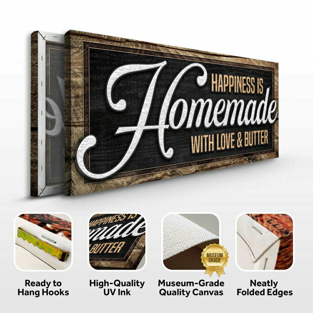 Plow & Hearth Happiness Is Homemade With Love And Butter