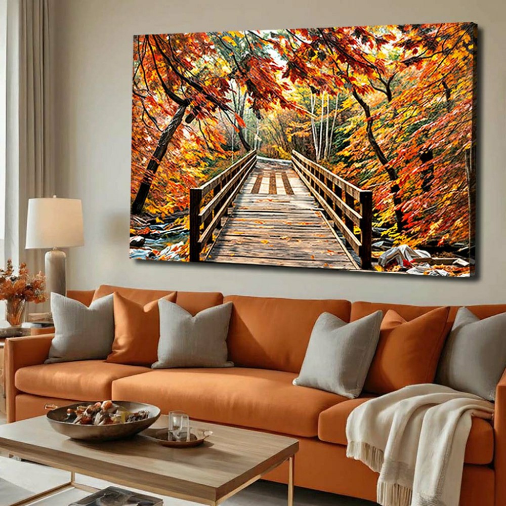 Plow & Hearth Crossing Autumn Wall Art