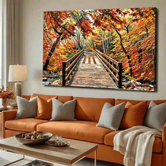 Plow & Hearth Crossing Autumn Wall Art