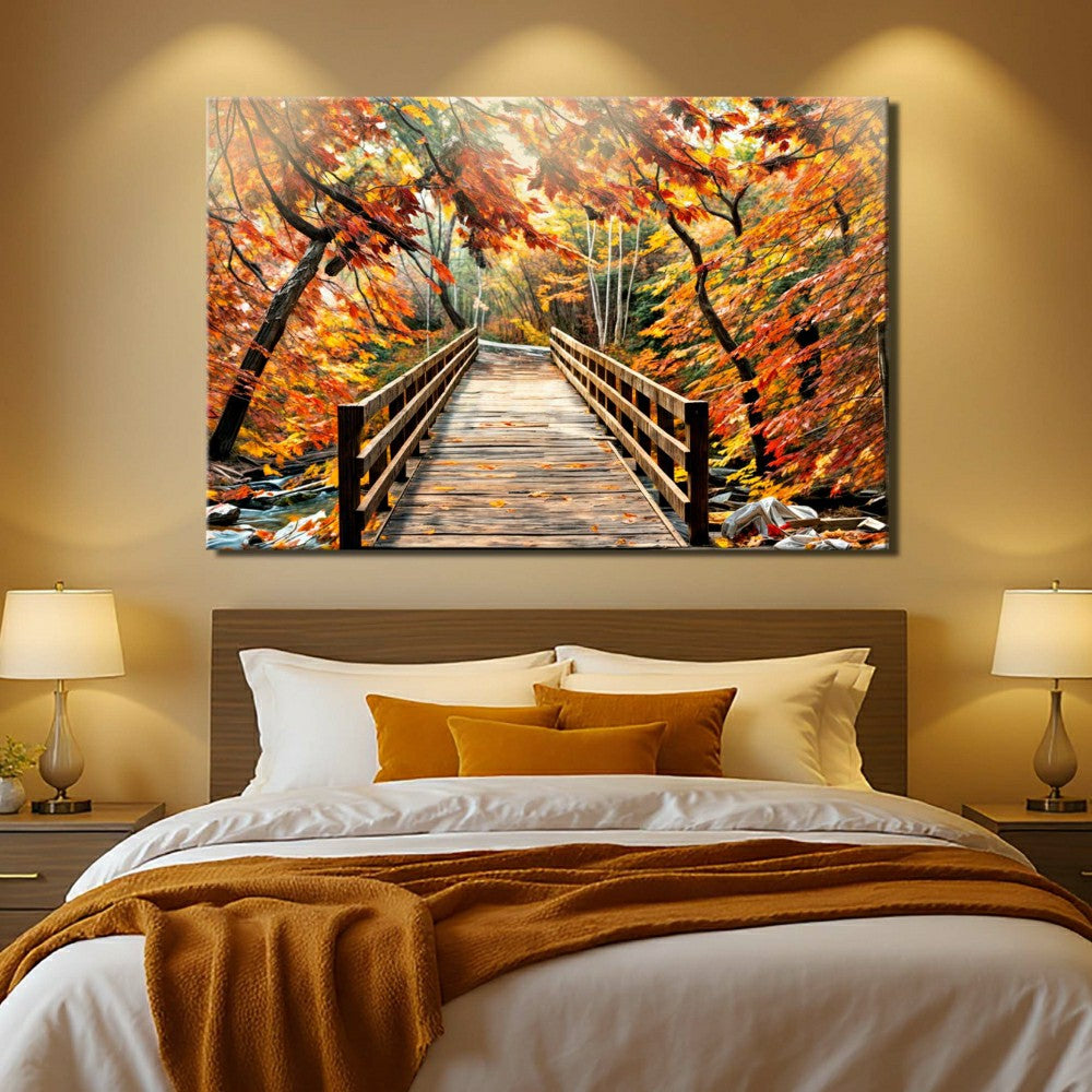 Plow & Hearth Crossing Autumn Wall Art