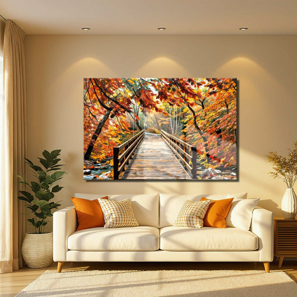 Plow & Hearth Crossing Autumn Wall Art