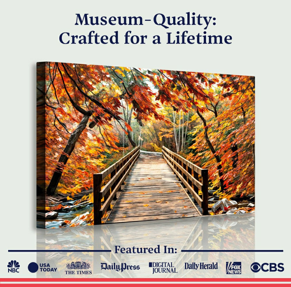 Plow & Hearth Crossing Autumn Wall Art