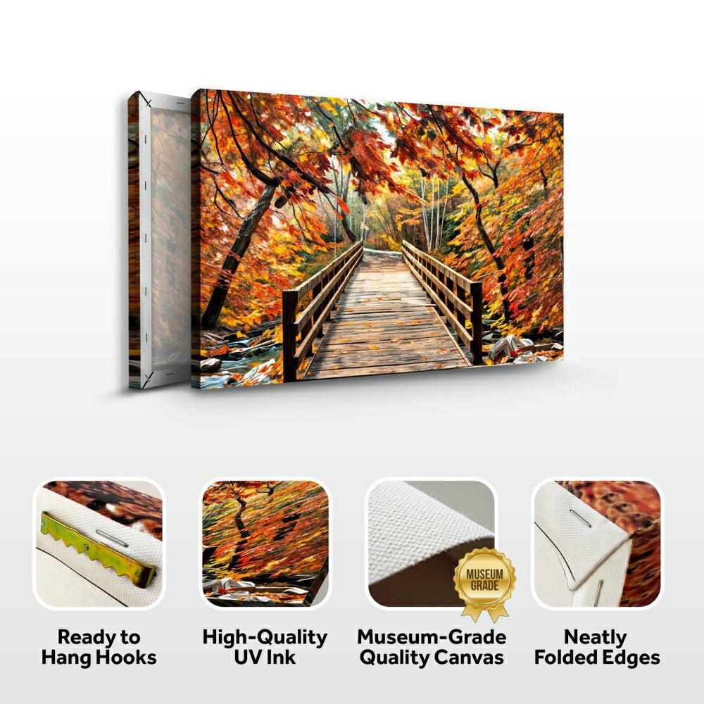Plow & Hearth Crossing Autumn Wall Art