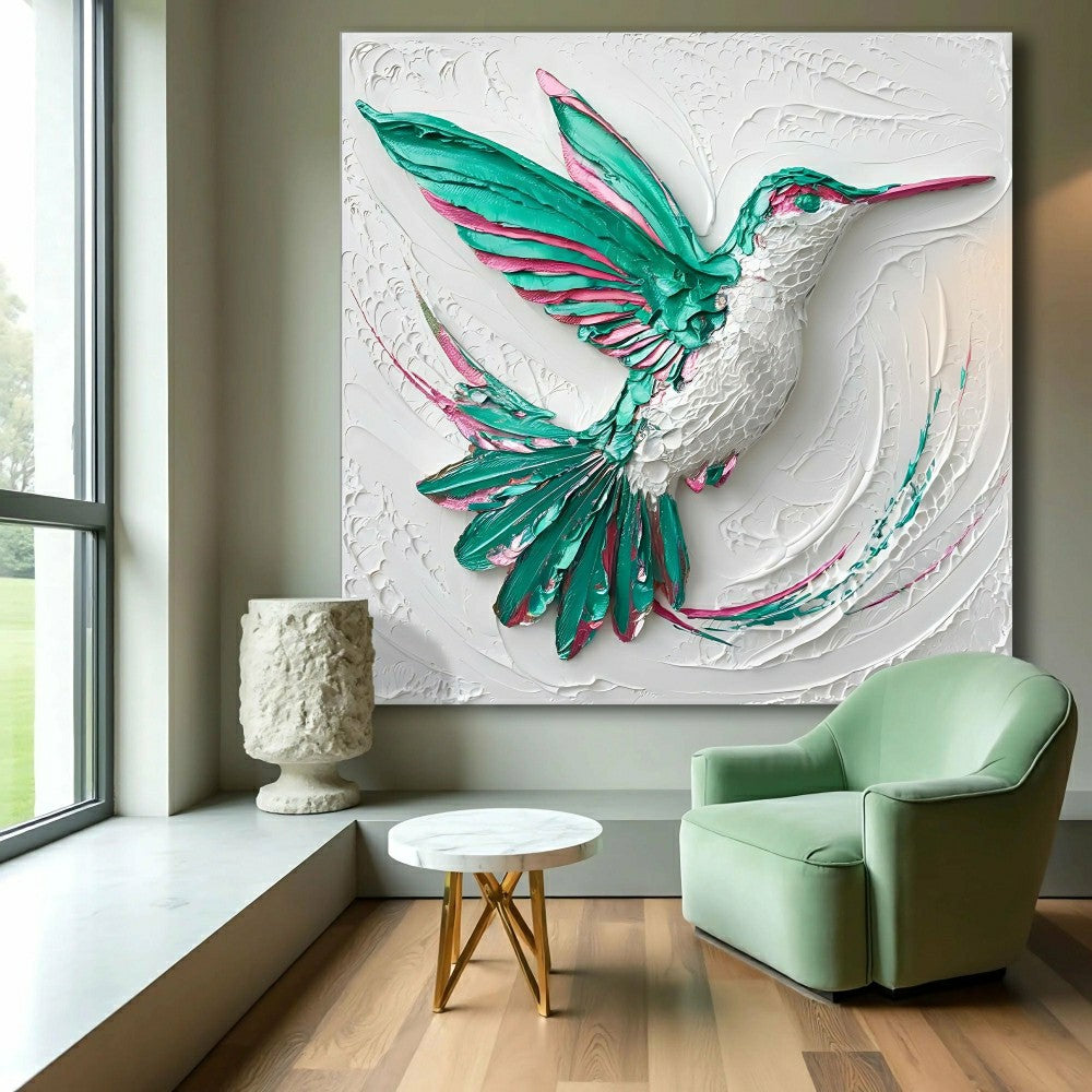 Plow & Hearth 3D Hummingbird Wall Art