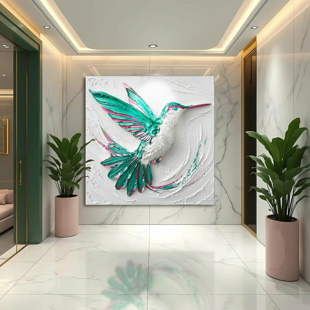 Plow & Hearth 3D Hummingbird Wall Art