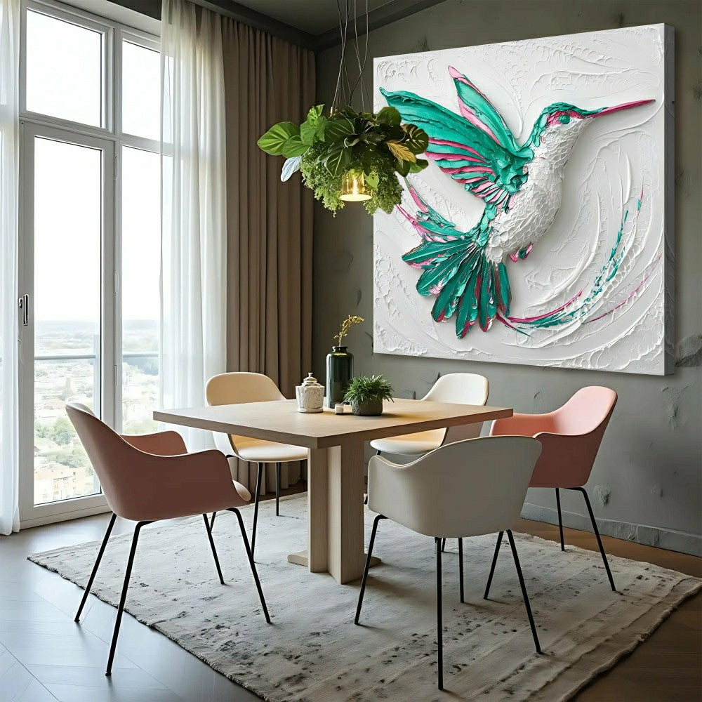 Plow & Hearth 3D Hummingbird Wall Art