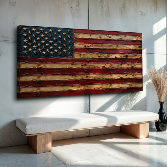 Plow & Hearth Old Glory American Flag Wall Art