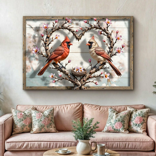 Plow & Hearth 3D Cardinals Wall Art