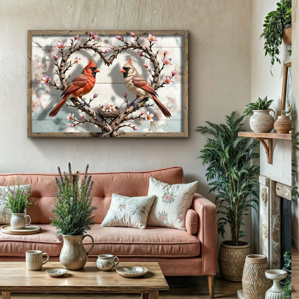 Plow & Hearth 3D Cardinals Wall Art
