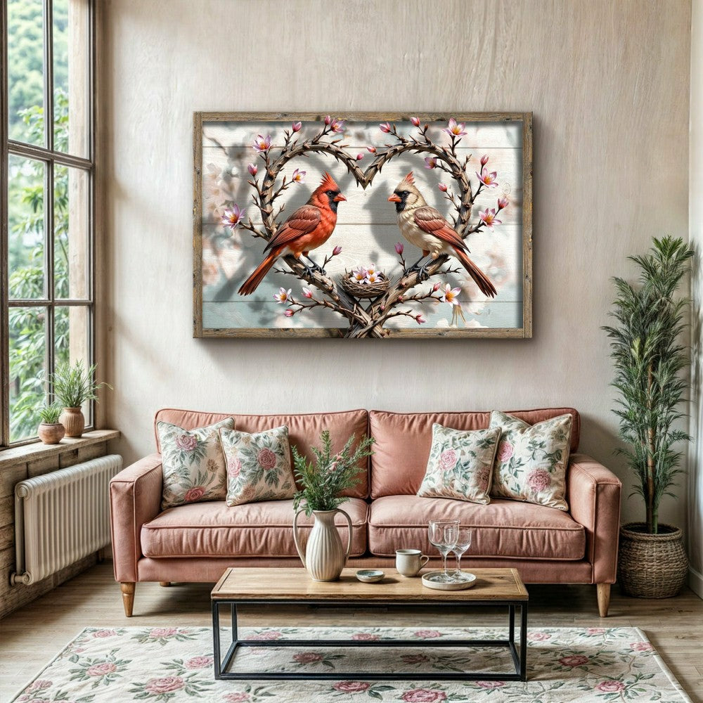 Plow & Hearth 3D Cardinals Wall Art