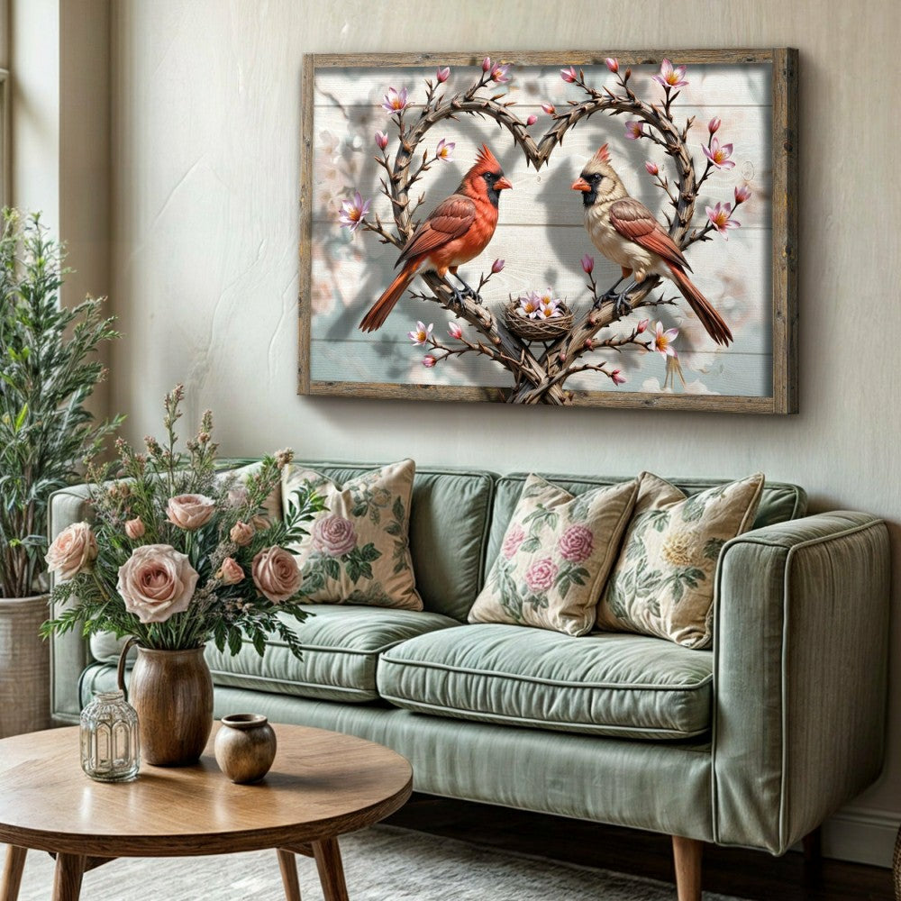 Plow & Hearth 3D Cardinals Wall Art