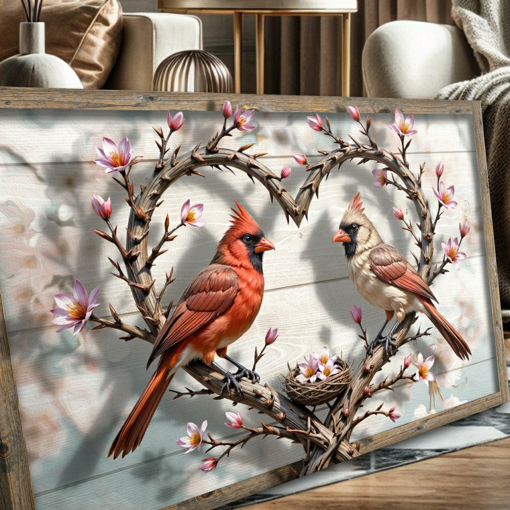 Plow & Hearth 3D Cardinals Wall Art