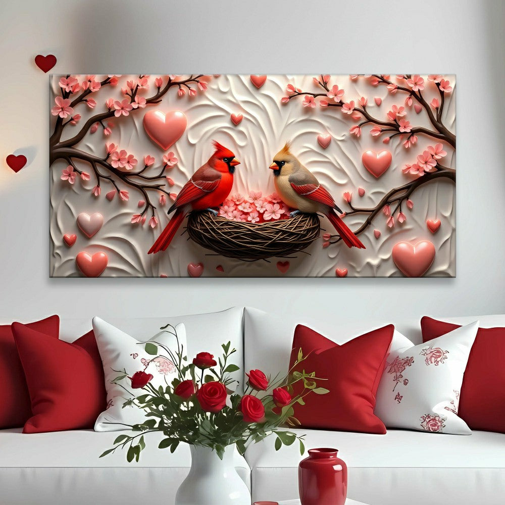 Plow & Hearth 3D Cardinals Wall Art