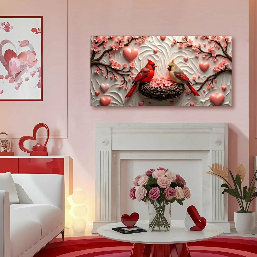 Plow & Hearth 3D Cardinals Wall Art