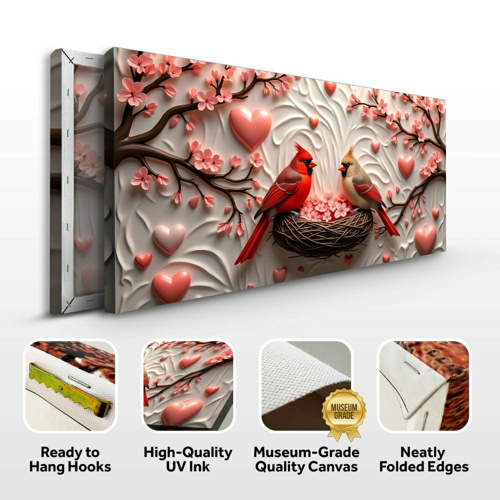Plow & Hearth 3D Cardinals Wall Art