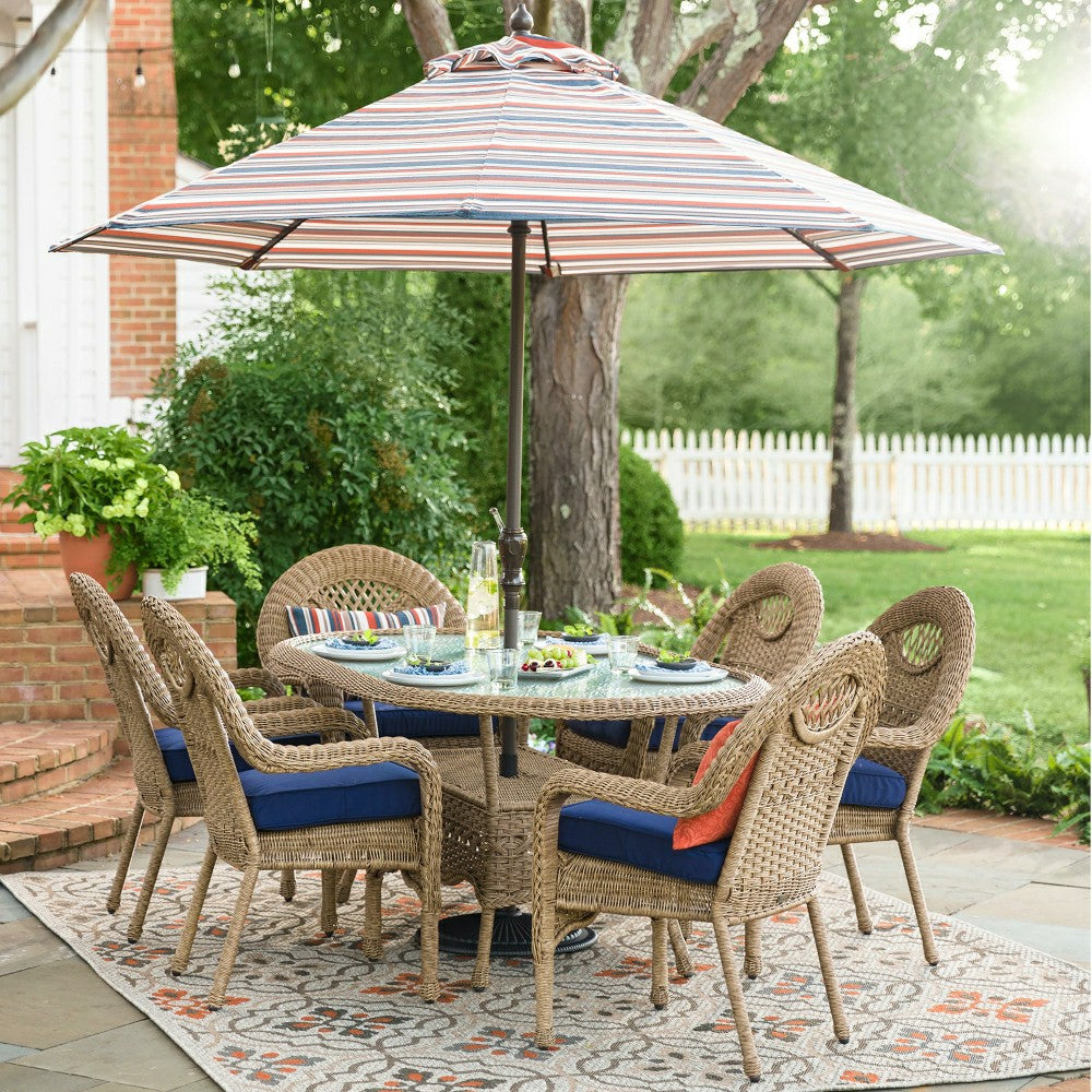 Plow & Hearth Cambridge Tilework Indoor/Outdoor Rug