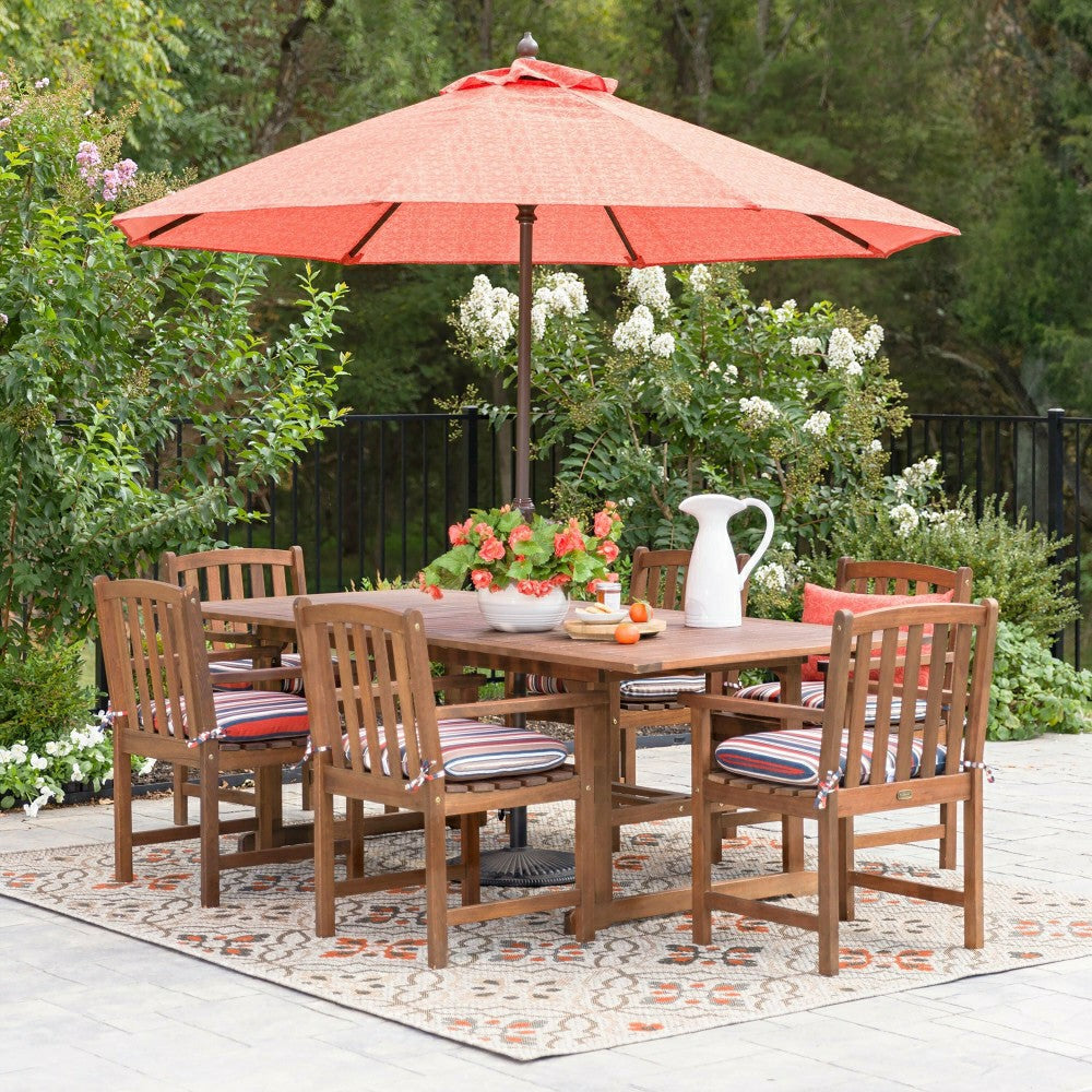 Plow & Hearth Cambridge Tilework Indoor/Outdoor Rug