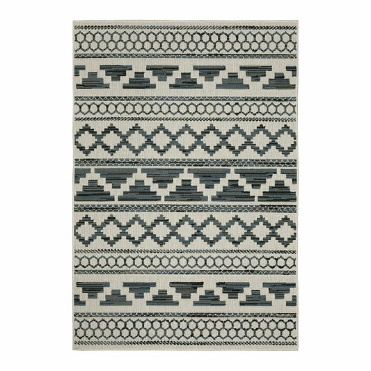 Plow & Hearth Indoor/Outdoor York Desert Polypropylene Rug, 6'7" x 9'2"